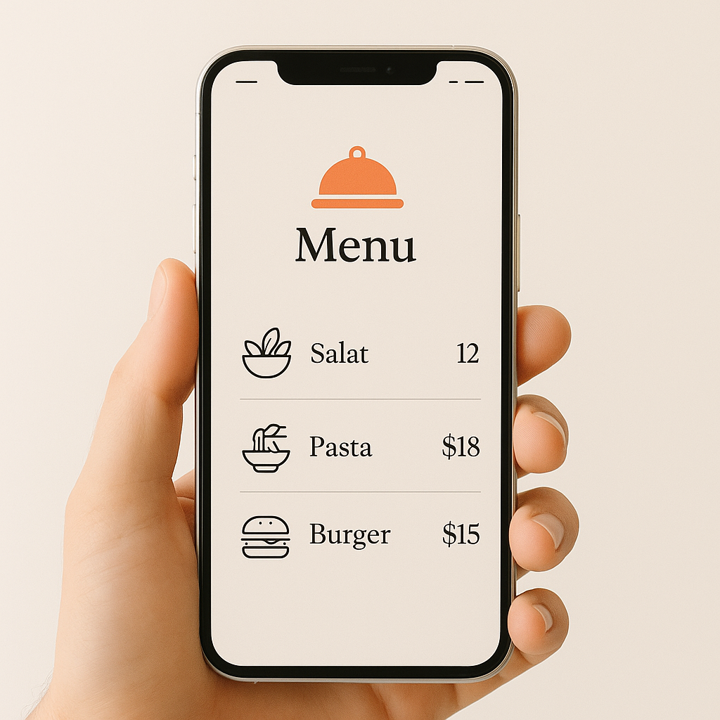 online menu